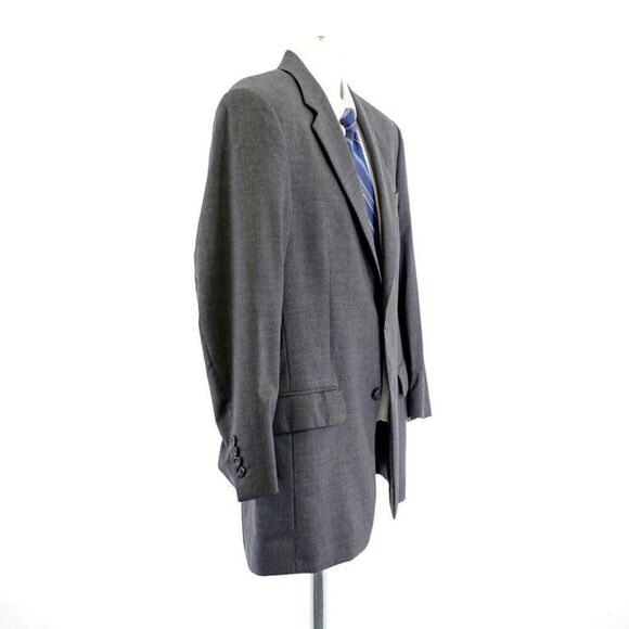 Jos A‎ Bank Wool Gray 40R 2 Button Suit Jacket / Blazer - Picture 7 of 12